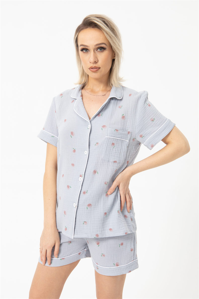 Pantaloncini a maniche corte Pigiama Set